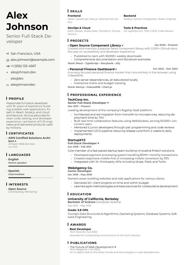 Creative Sidebar preview